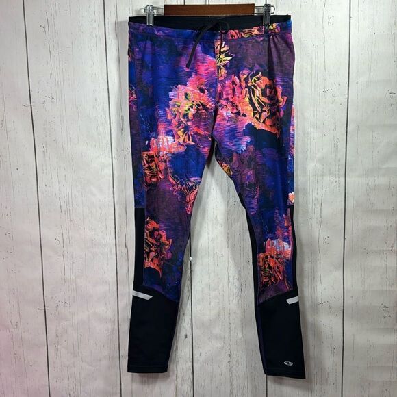 C9 Champion Activewear Multicolor Purple Pink Gym Womens Leggings - Picture 1 of 15